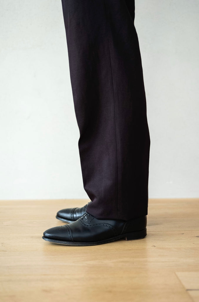 Silk Linen French Trousers