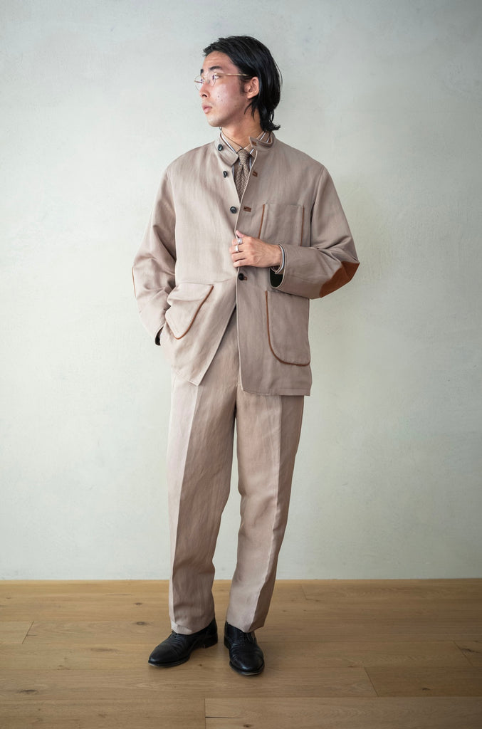 Silk Linen French Trousers