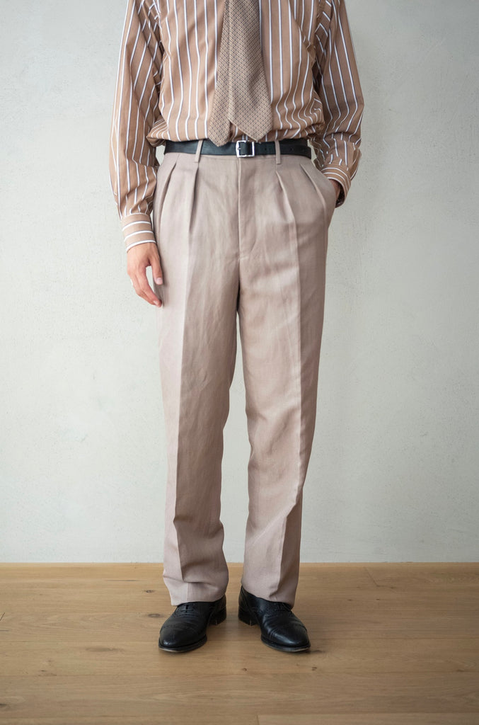 Silk Linen French Trousers
