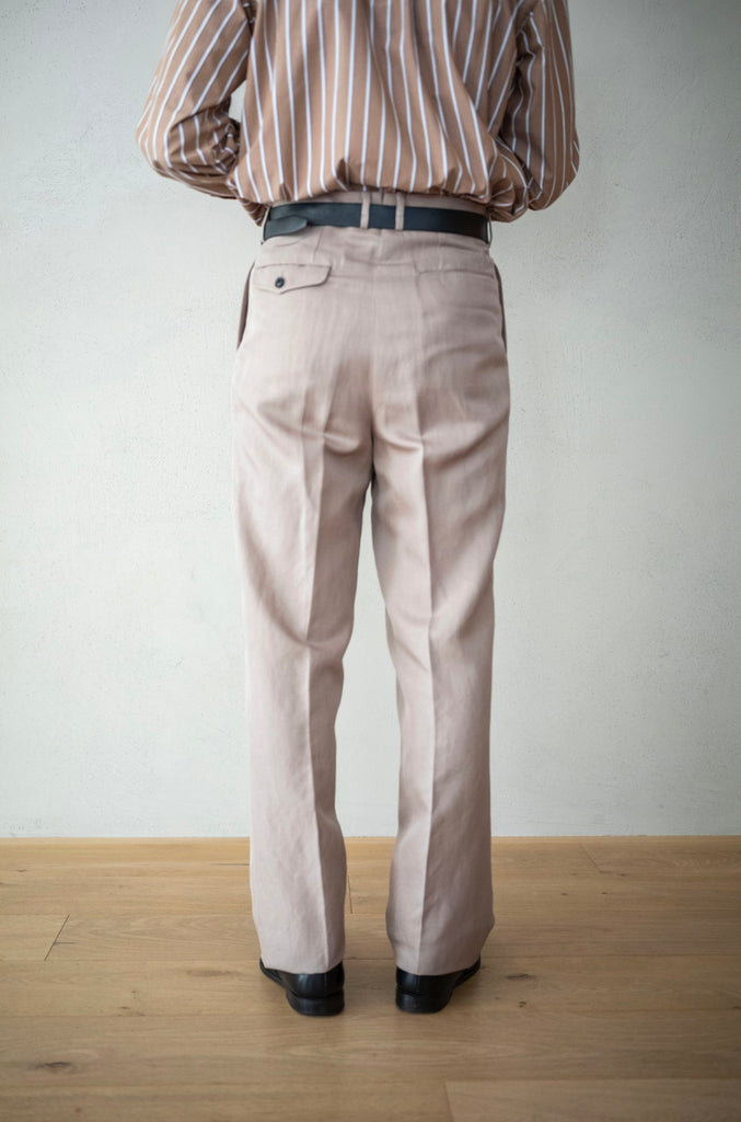 Silk Linen French Trousers
