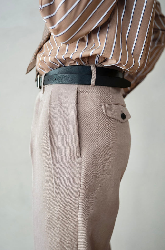 Silk Linen French Trousers