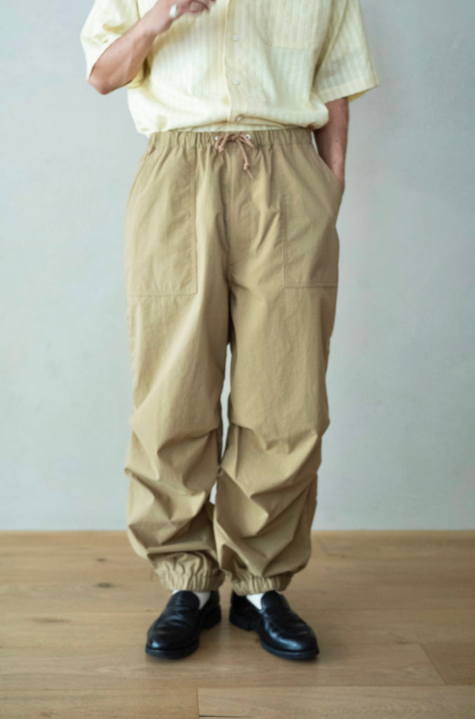 Shrunken Nylon Baker Pants