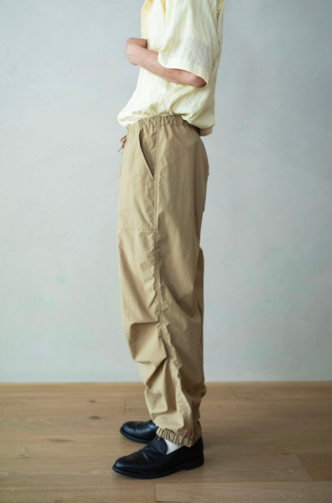 Shrunken Nylon Baker Pants