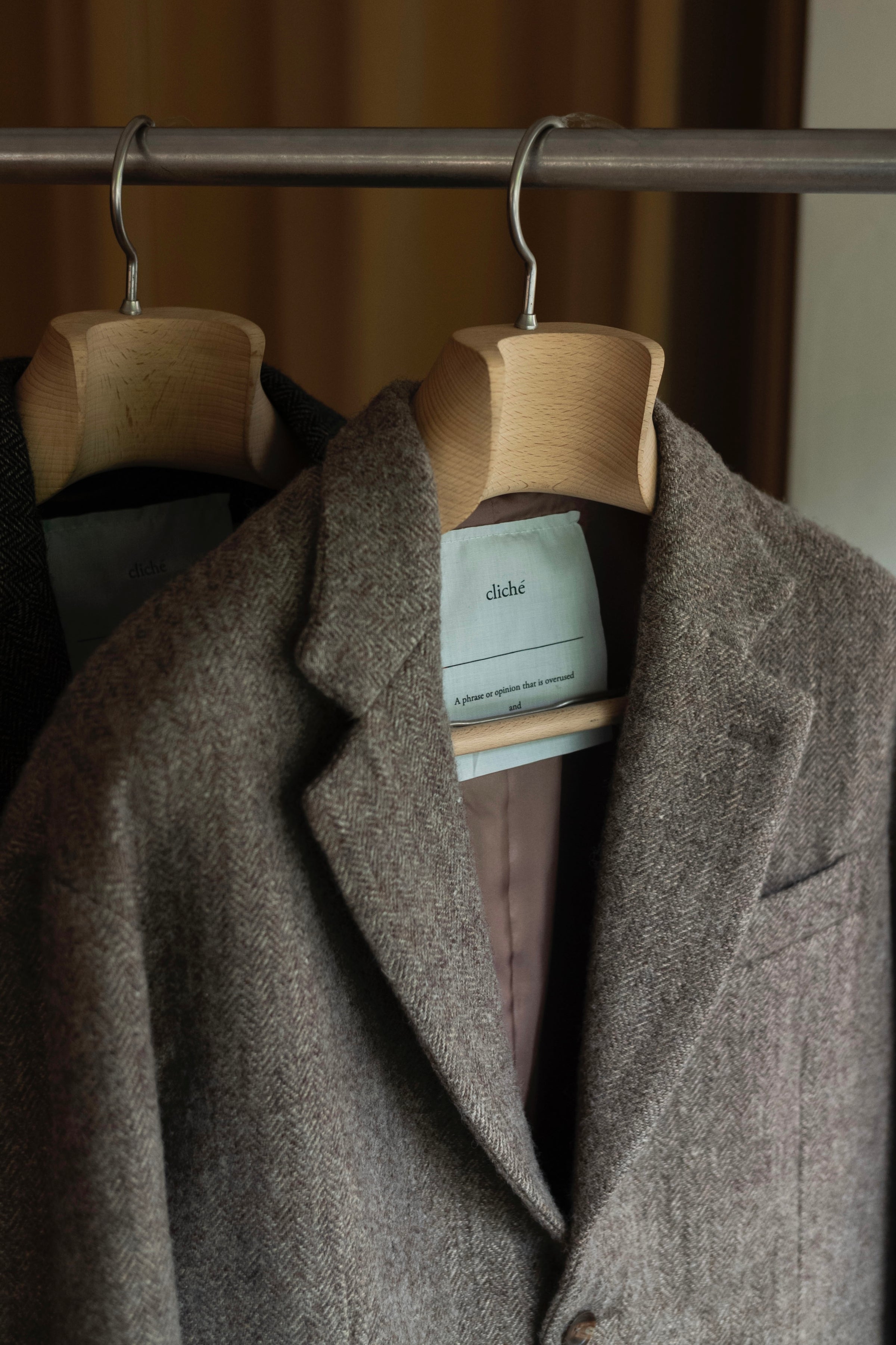 WOOL LINEN UTILITY JACKET 〔BEIGE〕 | cliché