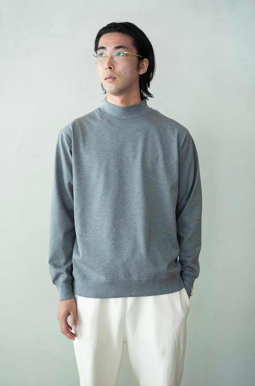 Mock Neck L/S Shirt | cliché