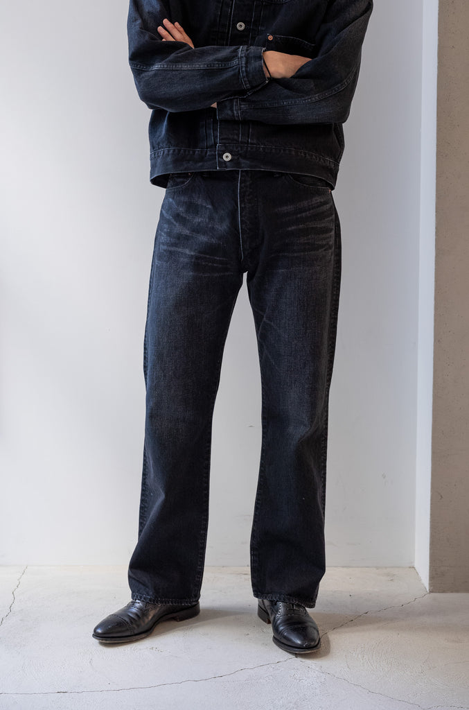 Denim Flare Trousers (VINTAGE WASH) | cliché