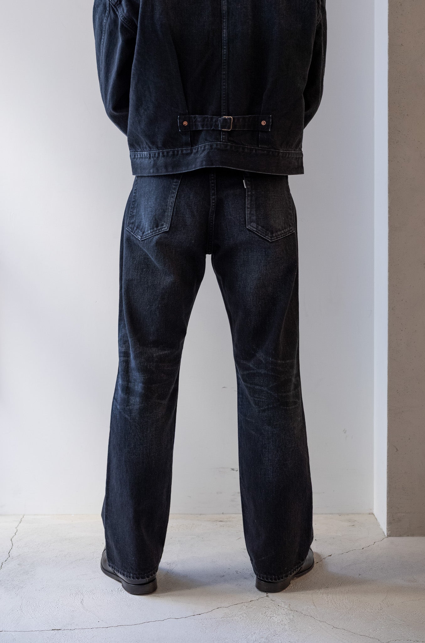 Denim Flare Trousers (VINTAGE WASH) | cliché