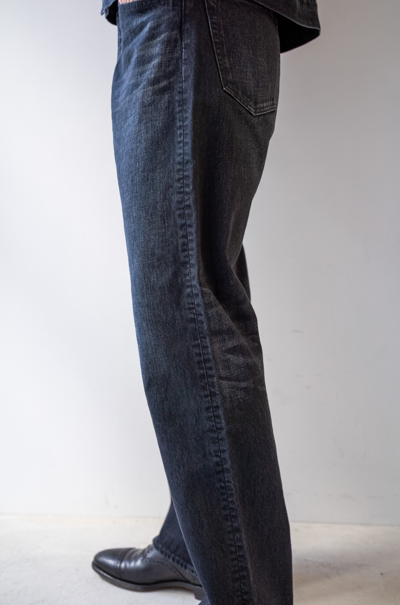 Denim Flare Trousers (VINTAGE WASH) | cliché