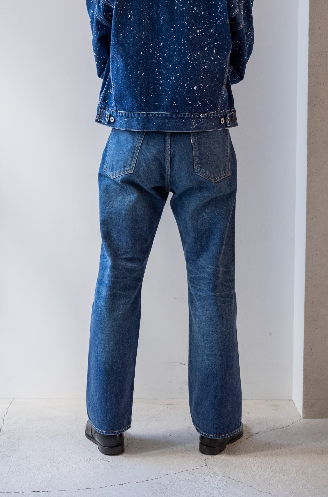 Denim Flare Trousers (VINTAGE WASH) | cliché