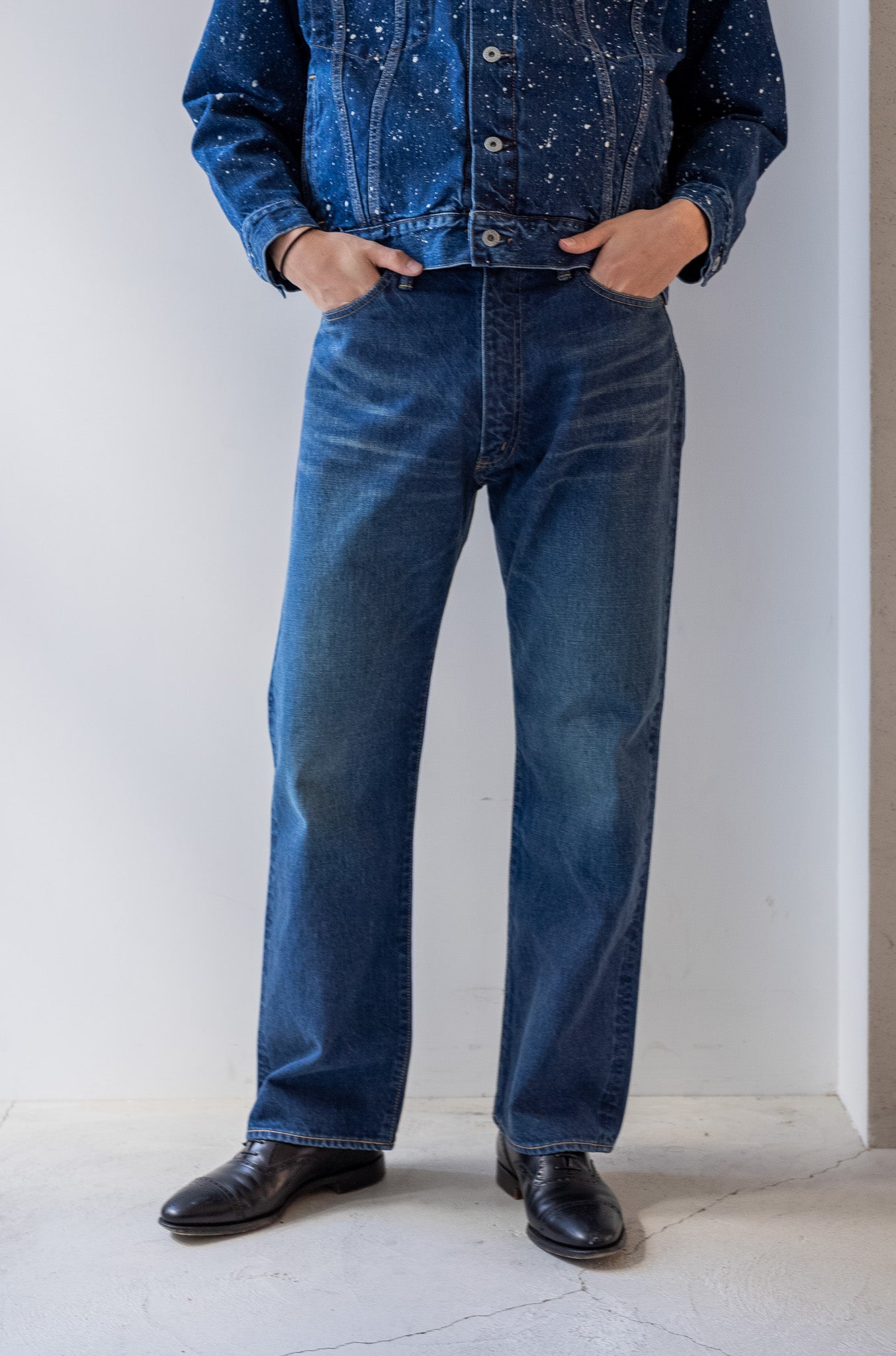 Denim Flare Trousers (VINTAGE WASH) | cliché