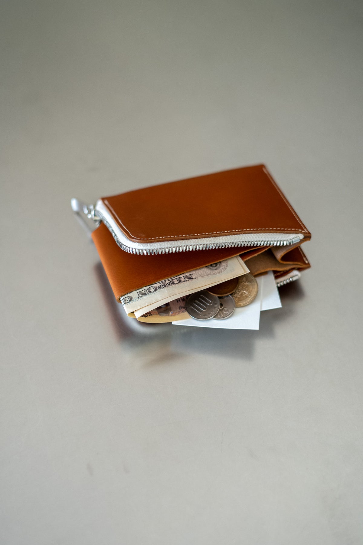 L-Shaped Wallet 〈FAUVE〉