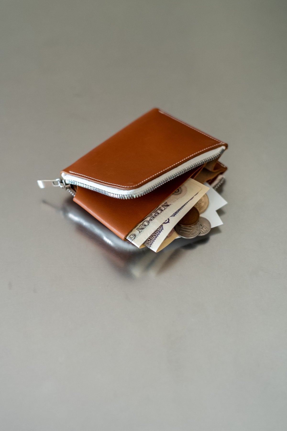 L-Shaped Wallet 〈FAUVE〉