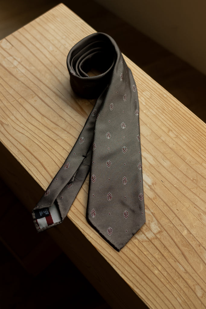 MOD 7 / SILK SETTE PIEGHE SMALL PATTERN TIE