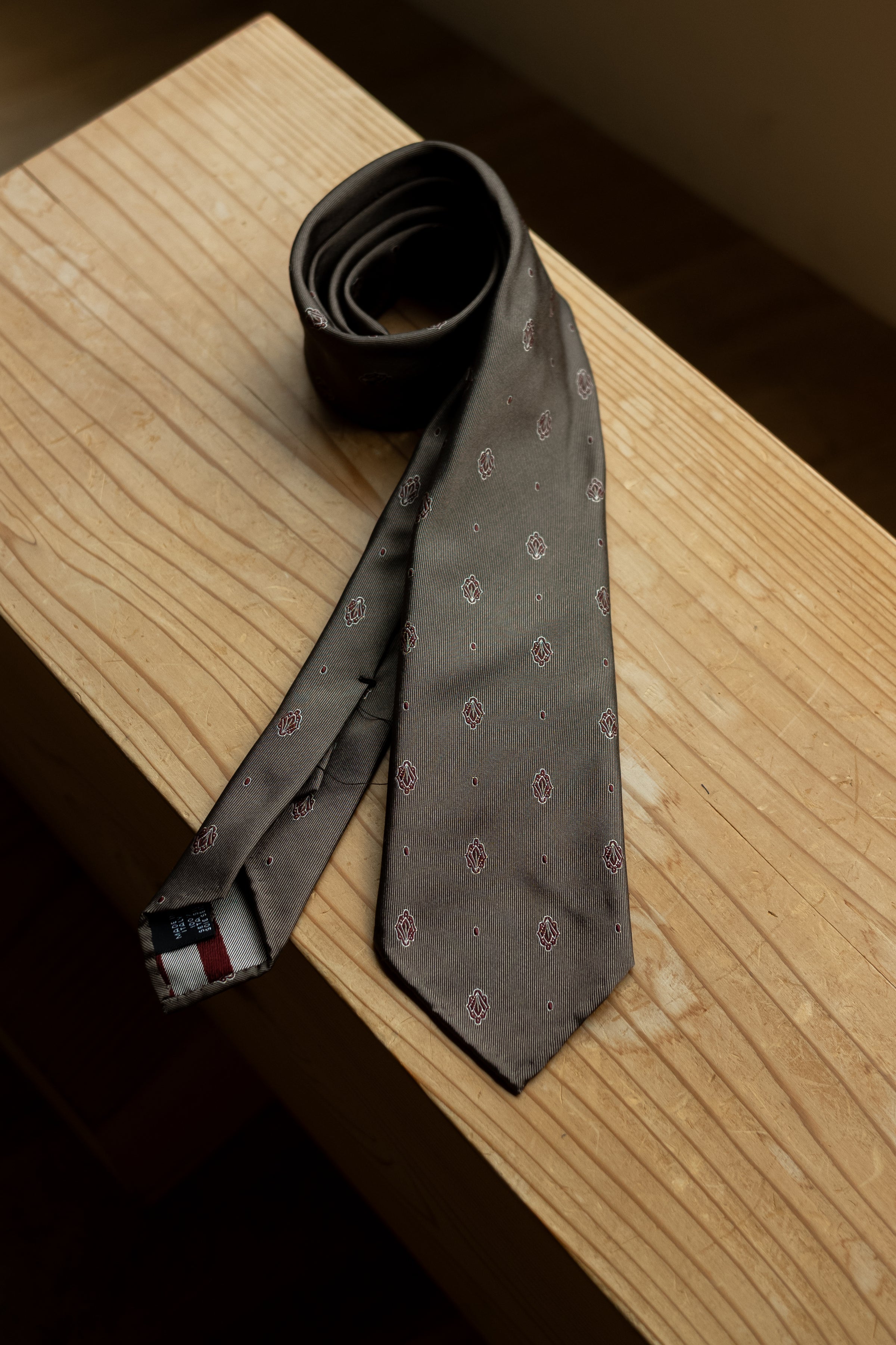 MOD 7 / SILK SETTE PIEGHE SMALL PATTERN TIE | cliché