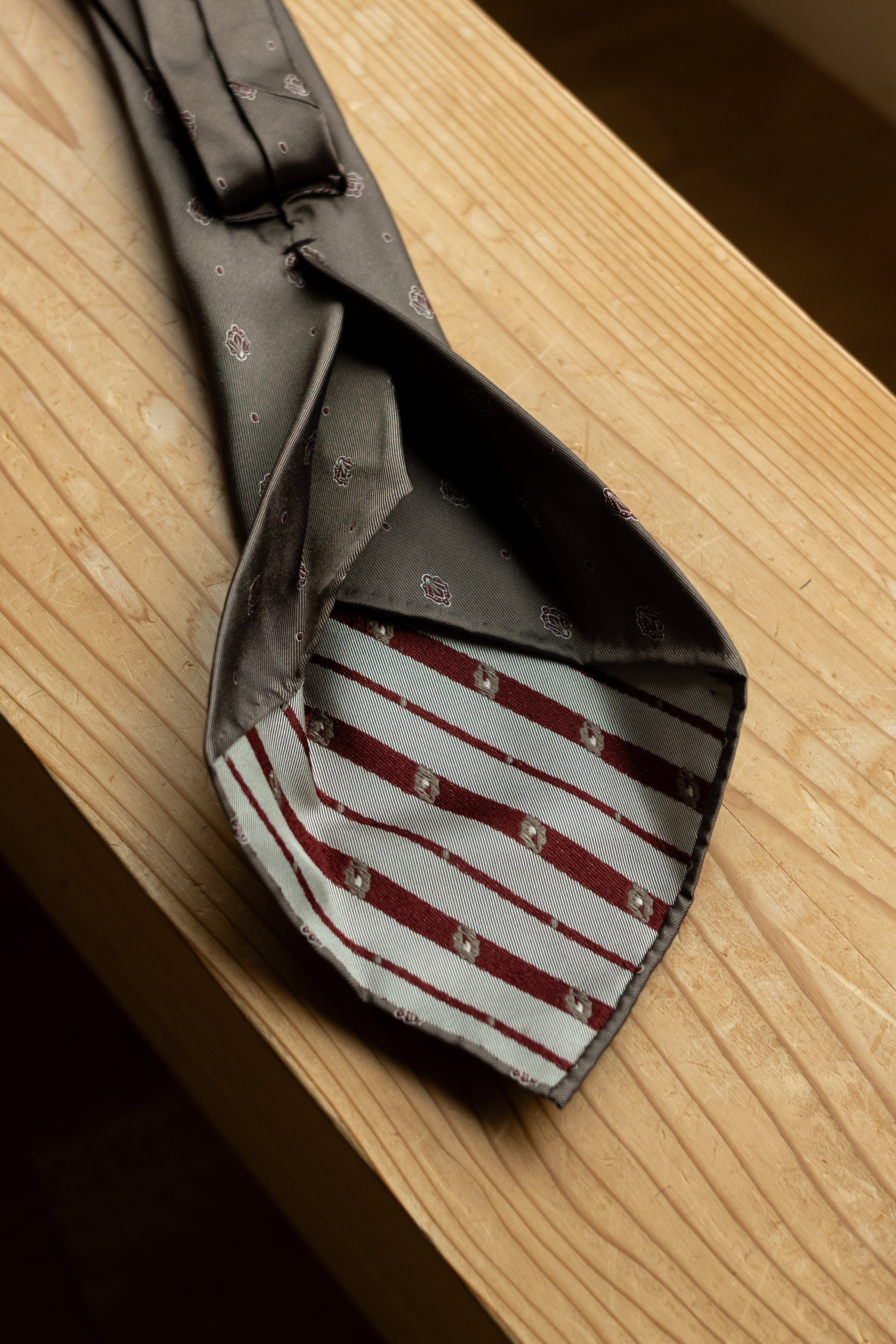 小物 Atto Vannucci (sette pieghe) MOD 7 / SILK SETTE PIEGHE SMALL PATTERN TIE | cliché