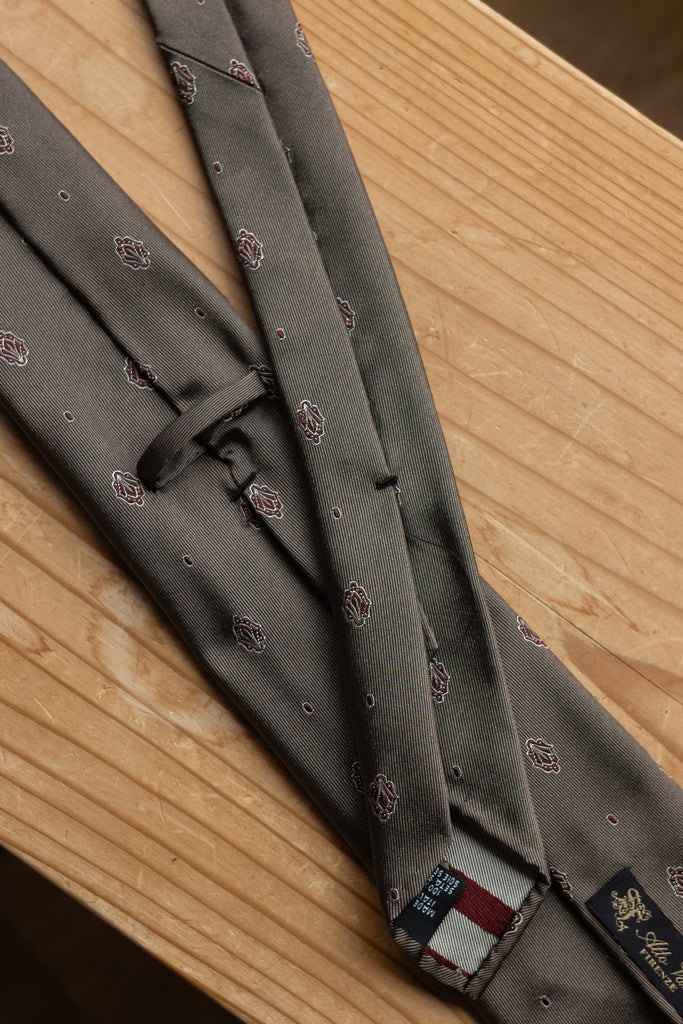 MOD 7 / SILK SETTE PIEGHE SMALL PATTERN TIE