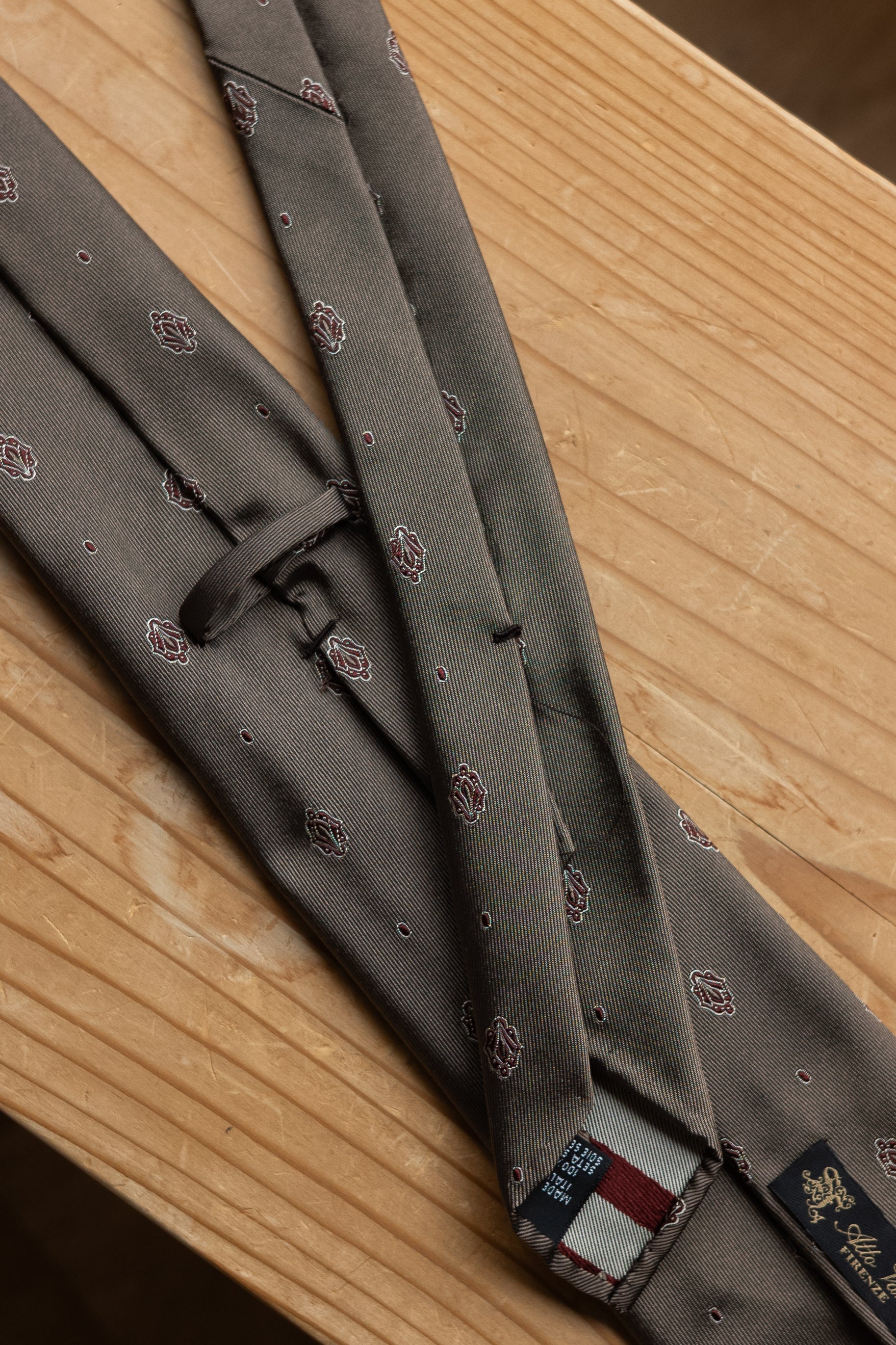 MOD 7 / SILK SETTE PIEGHE SMALL PATTERN TIE | cliché