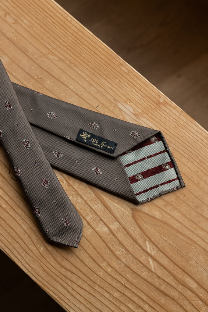 MOD 7 / SILK SETTE PIEGHE SMALL PATTERN TIE