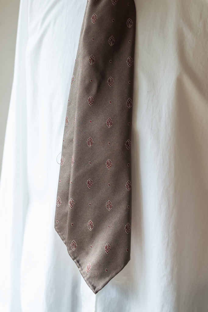 MOD 7 / SILK SETTE PIEGHE SMALL PATTERN TIE