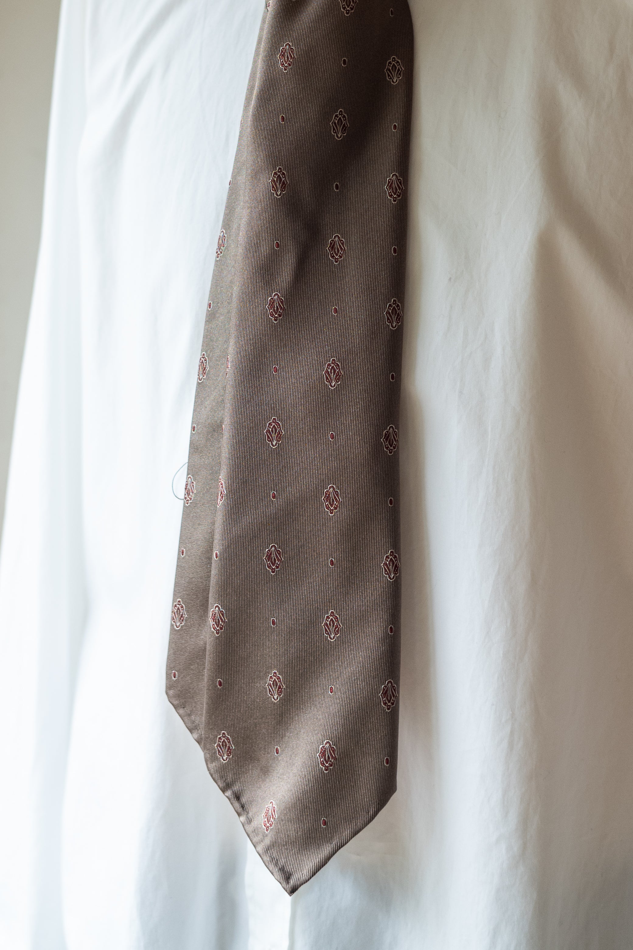小物 Atto Vannucci (sette pieghe) MOD 7 / SILK SETTE PIEGHE SMALL PATTERN TIE | cliché