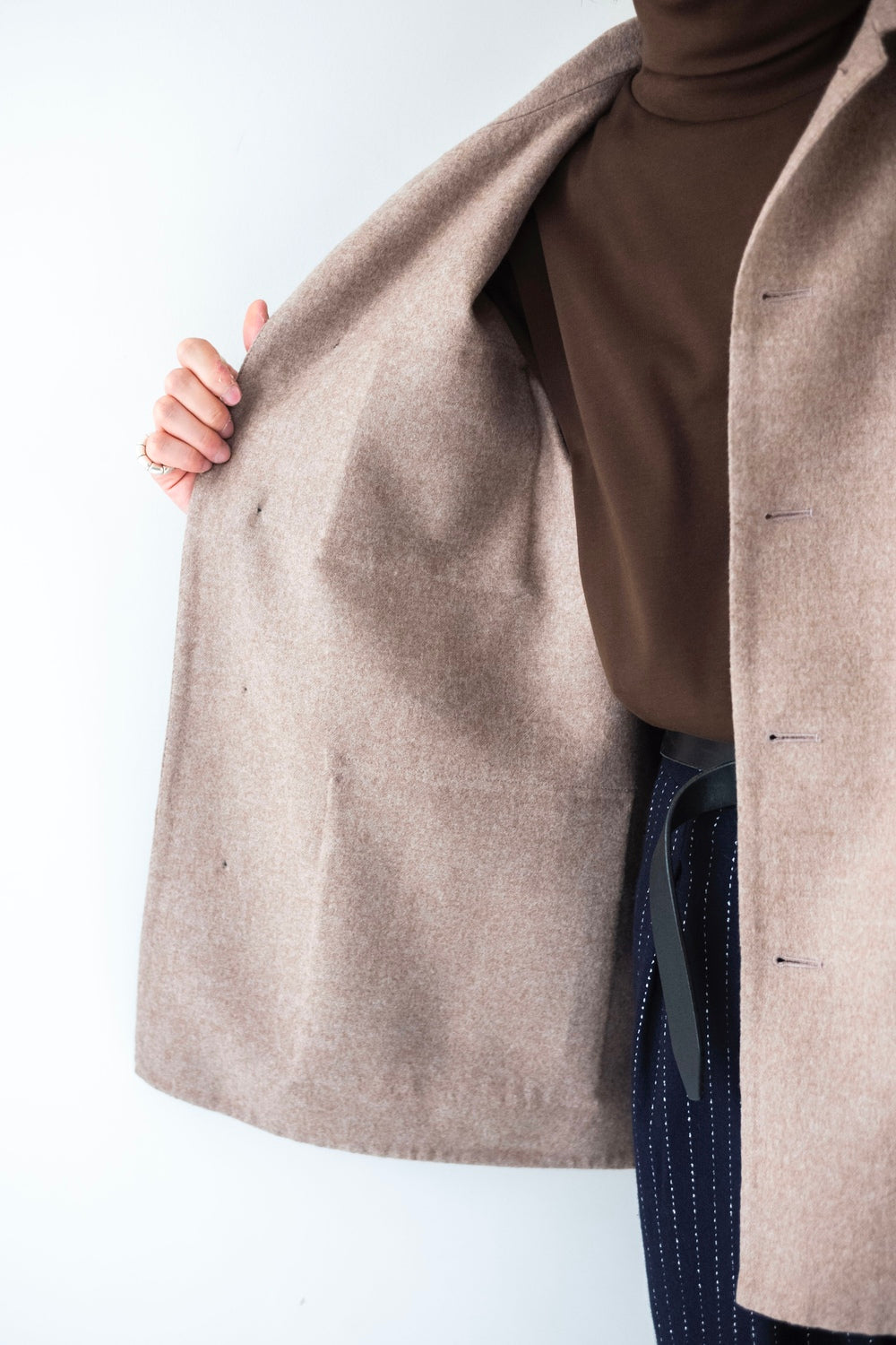 Hand Rever French Blouson〔ECRU〕