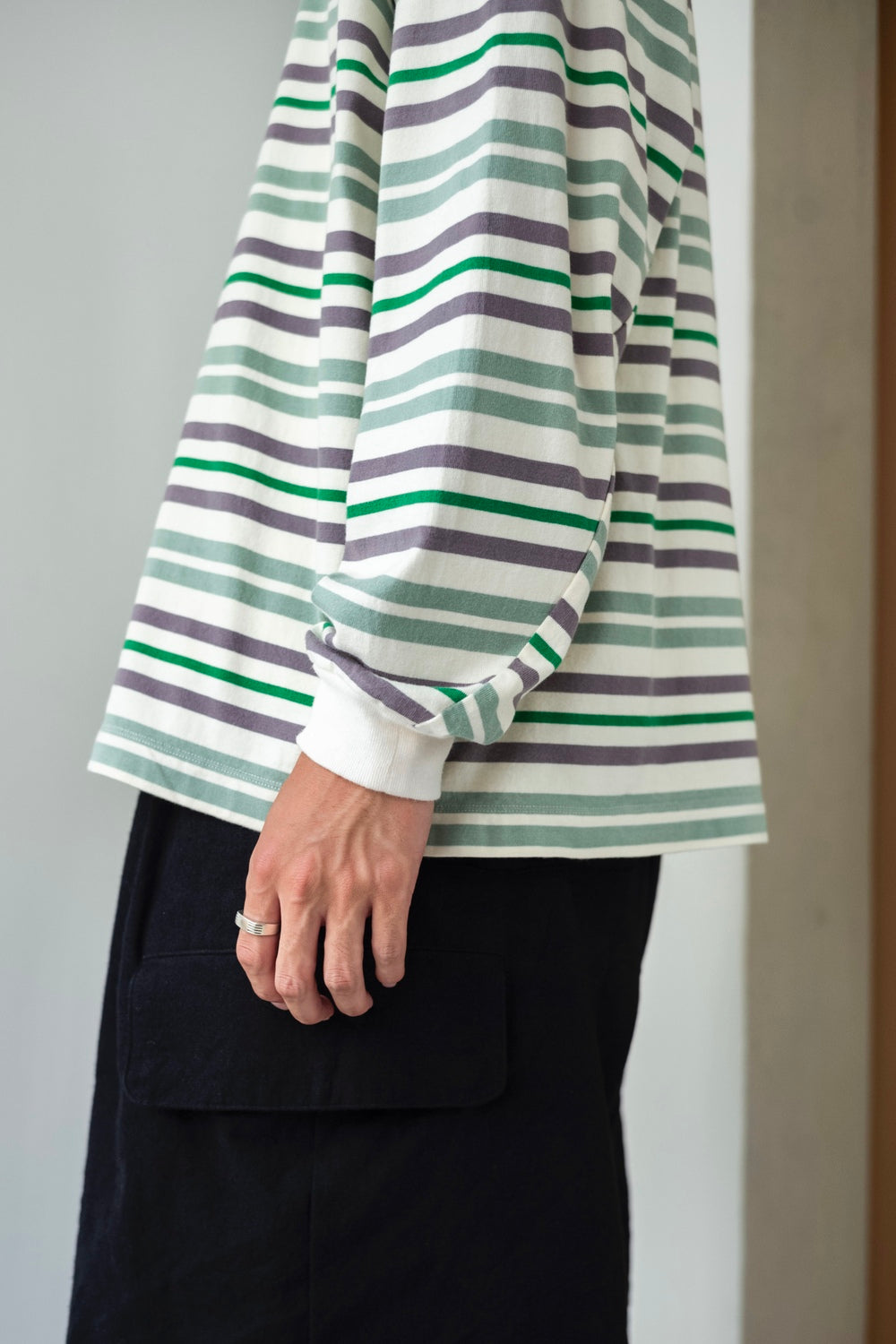 WIDE TWIST LS BORDER | cliché