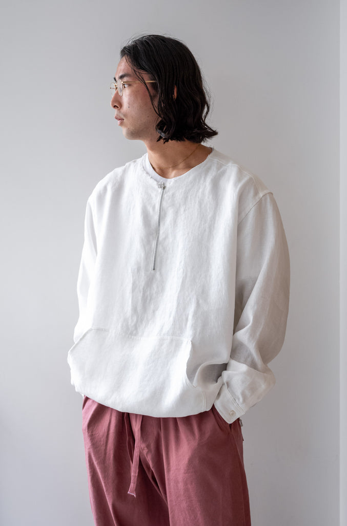 _256 HALF ZIP PULLOVER SHIRT | cliché