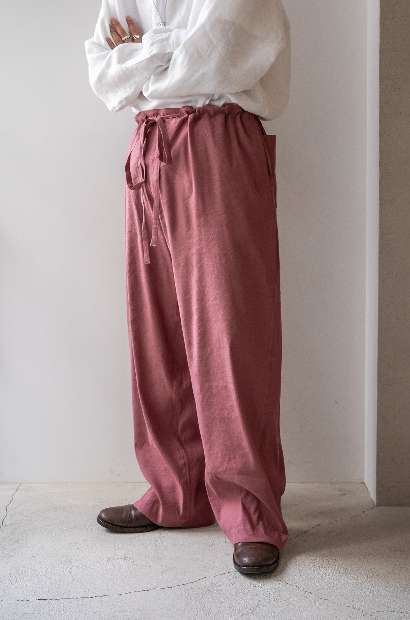 _253 LI/VIS STRETCH WIDE PANTS | cliché