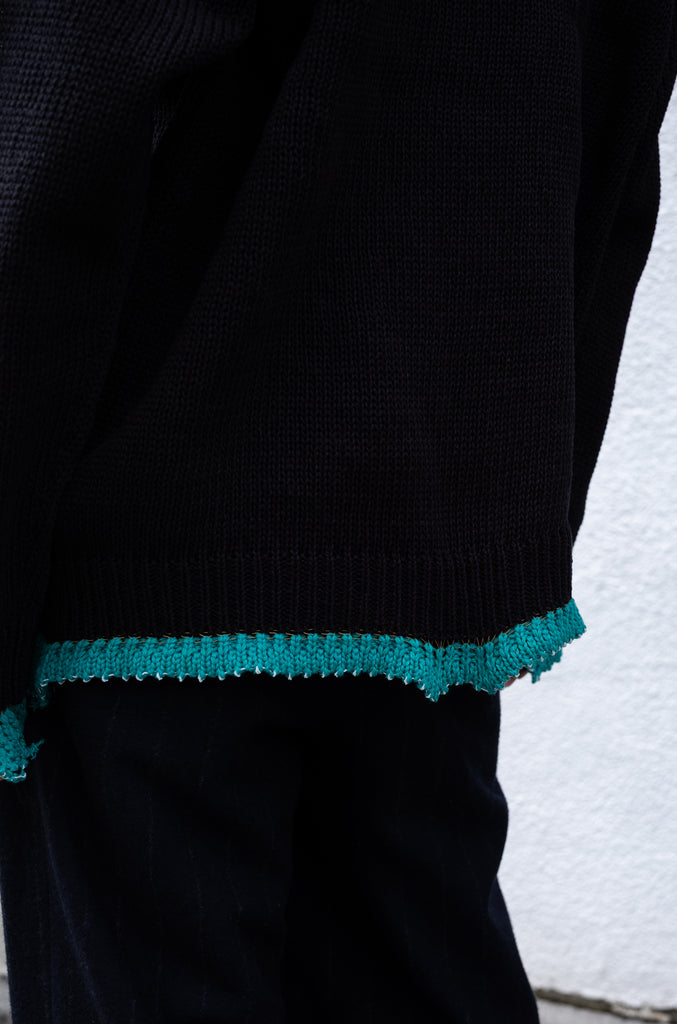 CCFA19UNI A 〈3G PLAIN STITCH SWEATER〉