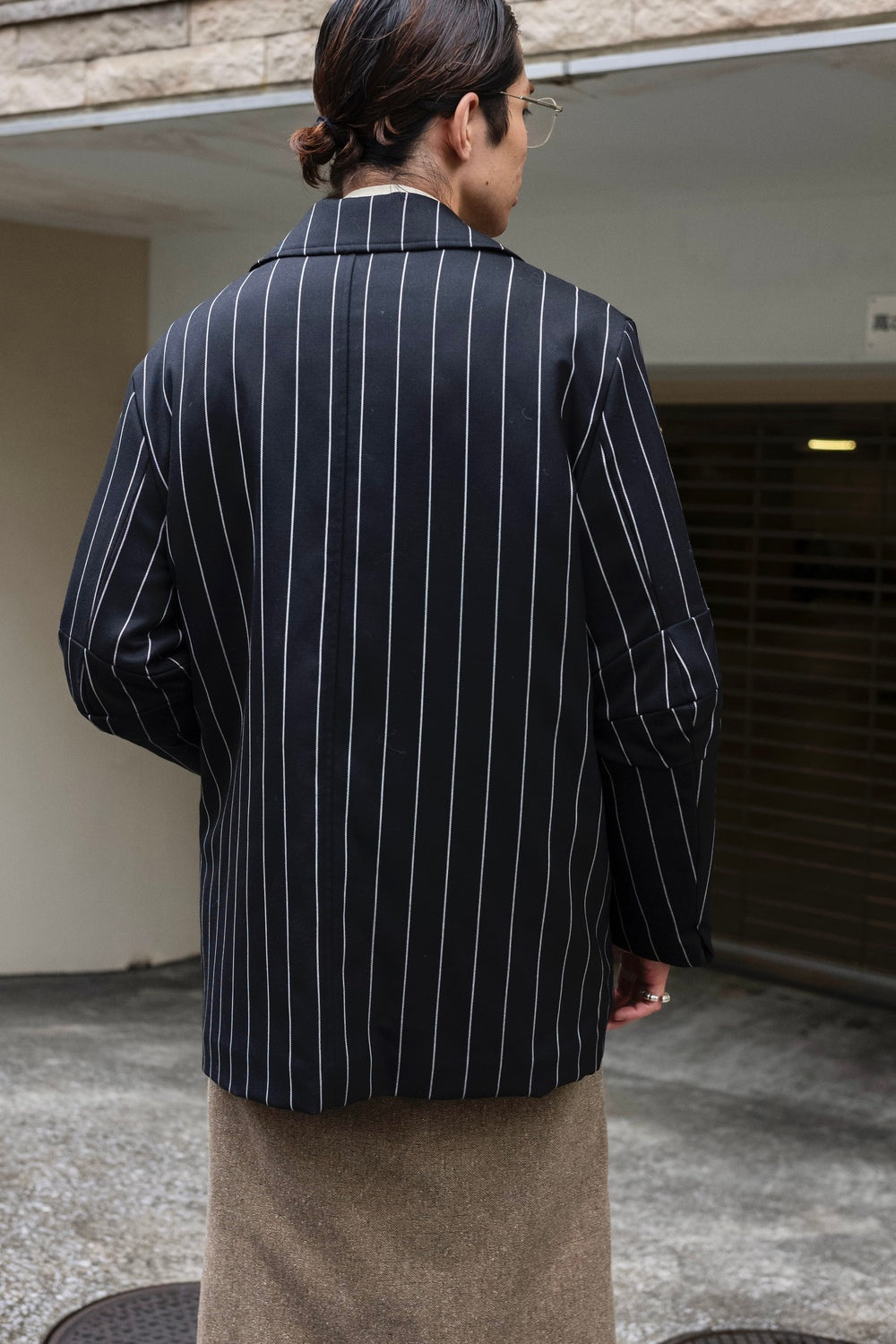 CCEA15UNI B 〈DORMEUIL ROYAL11 STRIPE COVERALL〉 | cliché