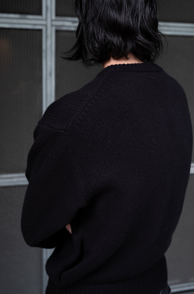 WOOL CASHMERE ZIP KNIT SWEATER