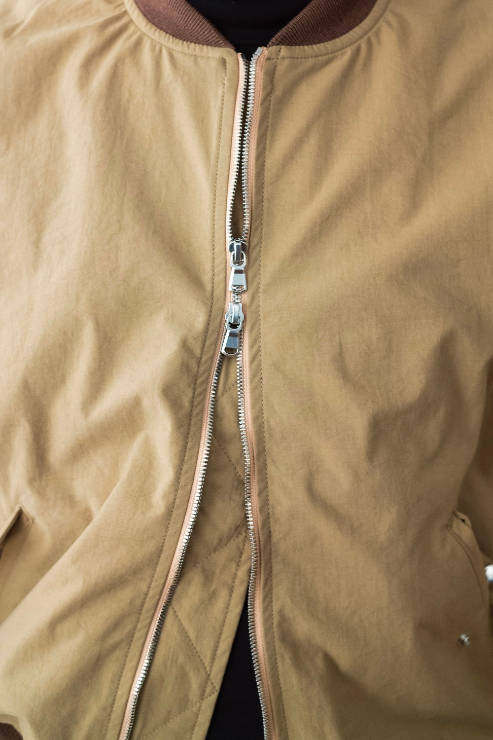 Shrunken Nylon Flight Jacket | cliché