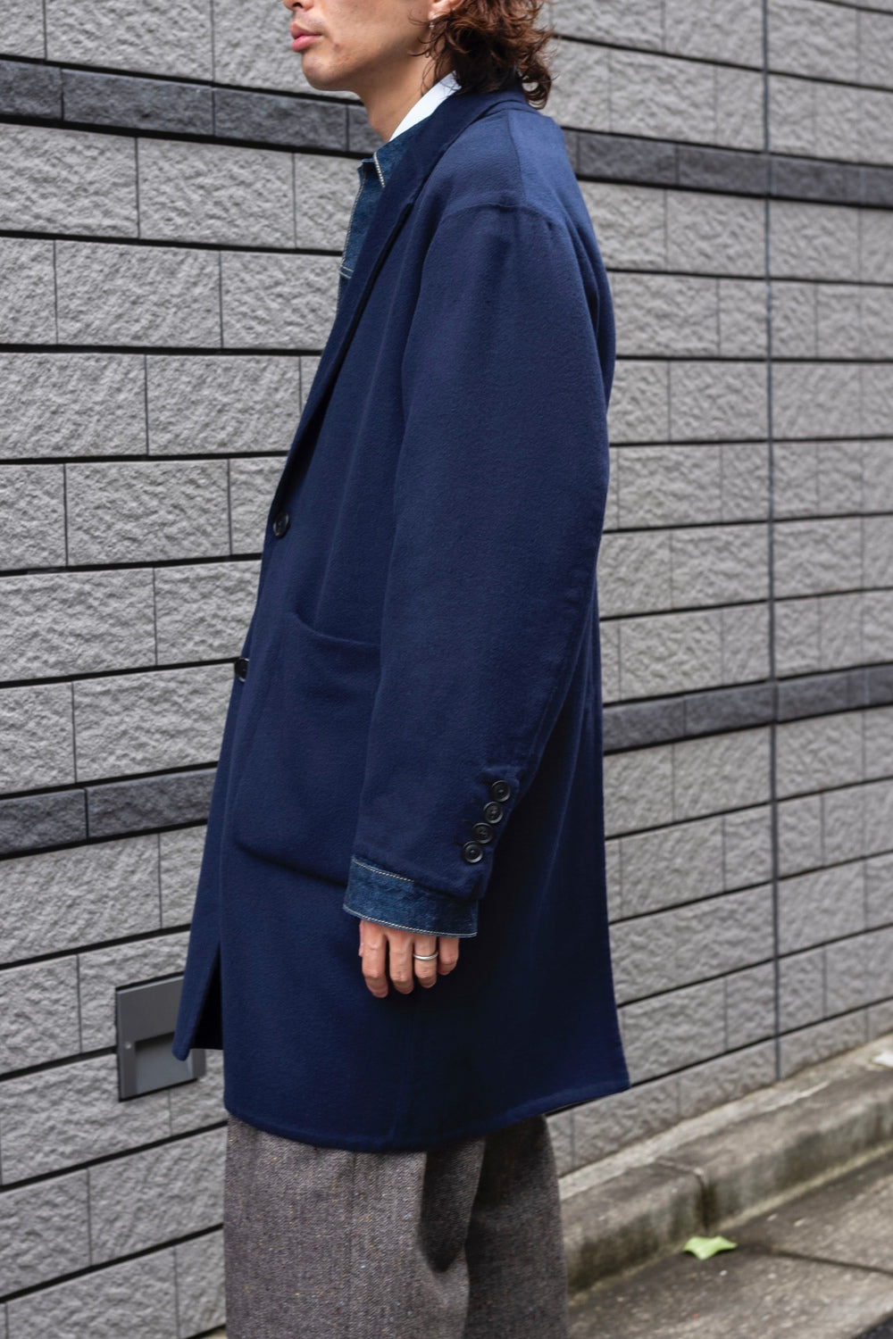 Hand Rever Chesterfield Coat-Alashan Cashmere | cliché