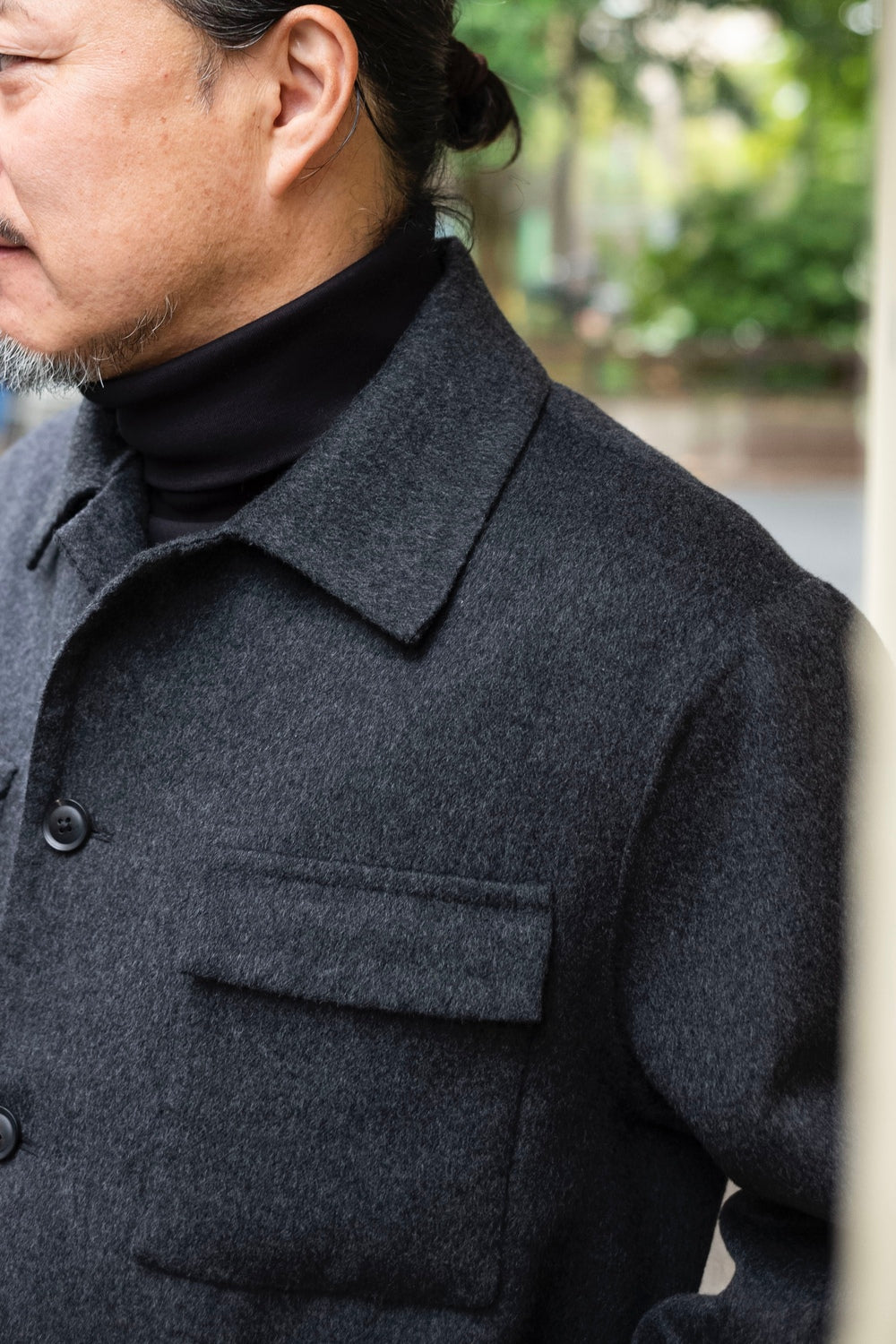 Hand Rever French Blouson 〔C/GRAY〕