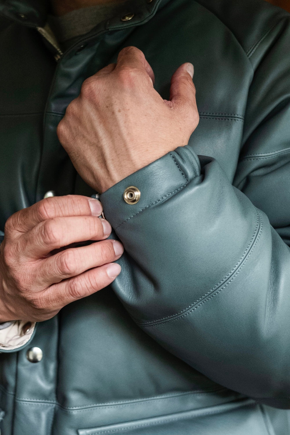 Sheep Skin Classic Down Jacket | cliché