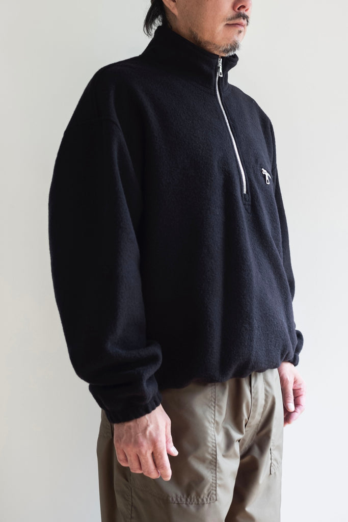 HALF ZIP FLEECE [IVORY]