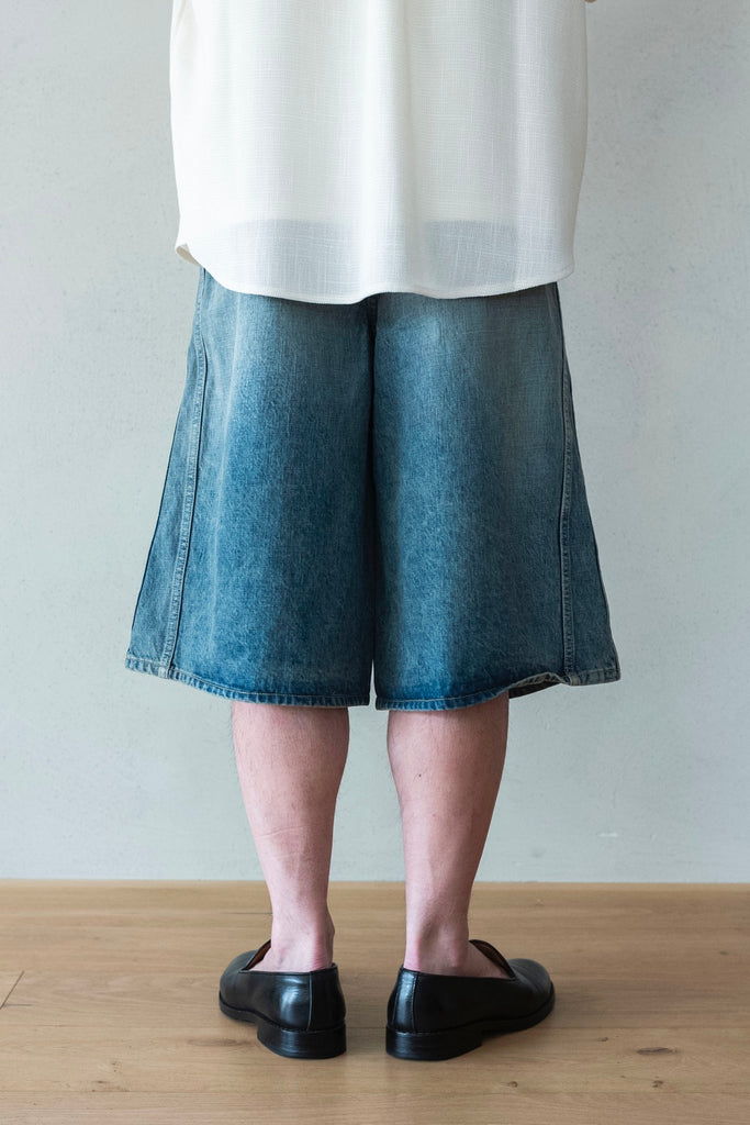 TRIPLE SEAMS 6P DENIM SHORTS DAMAGE