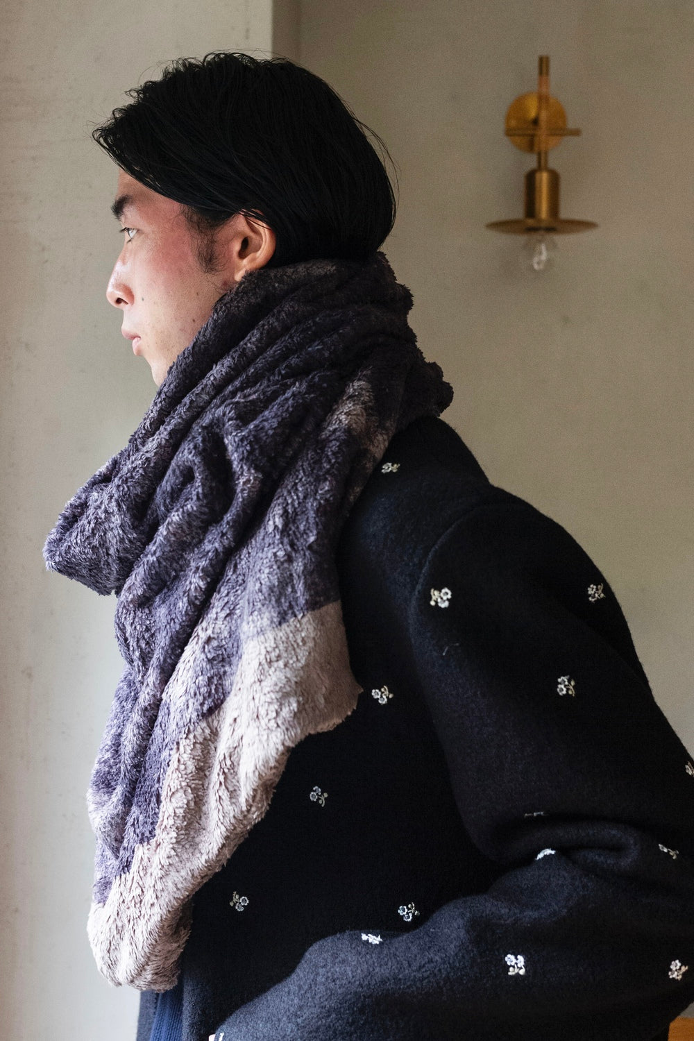 m's braque ロングスヌード m's braque(エムズブラック) ⁄ 23AW