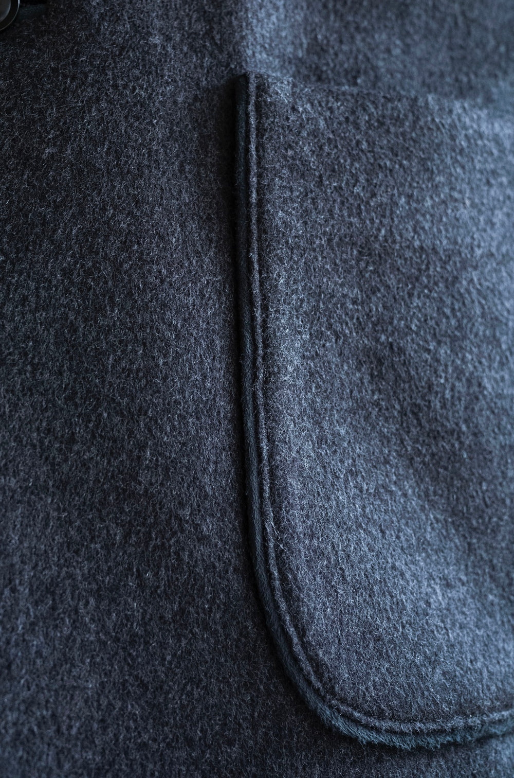 Wool Flannel Forestiere Jacket〔GRAY〕