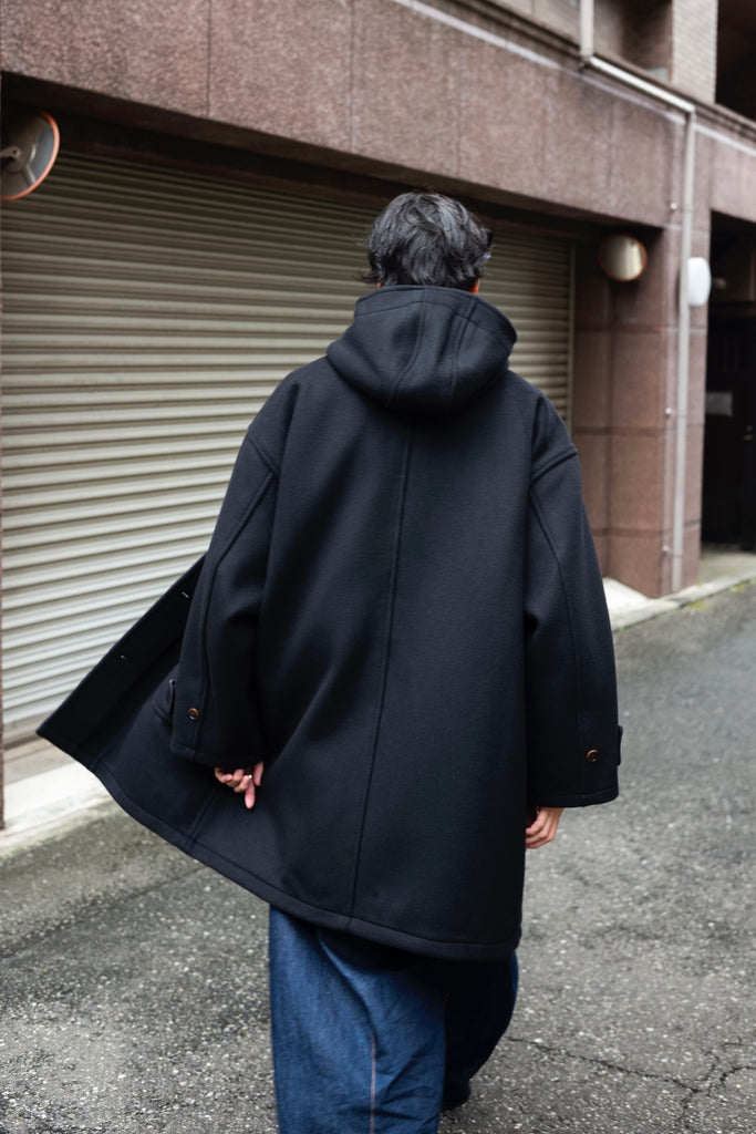 HOODED DUFFLE COAT