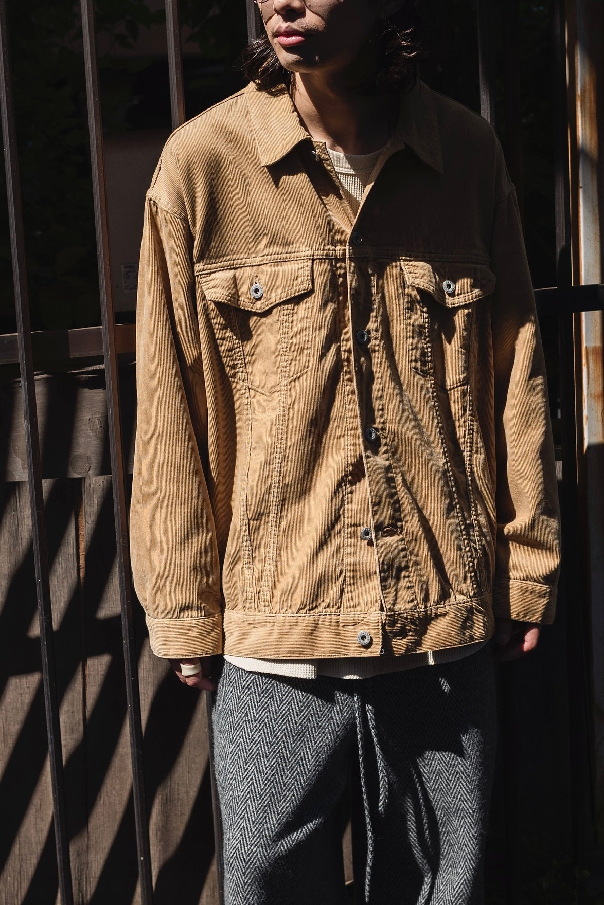 ジャケット・アウター WASHED CORDUROY JACKET [A9AJ01FN] Men's Corduroy Moto Jacket – Crush on Retro