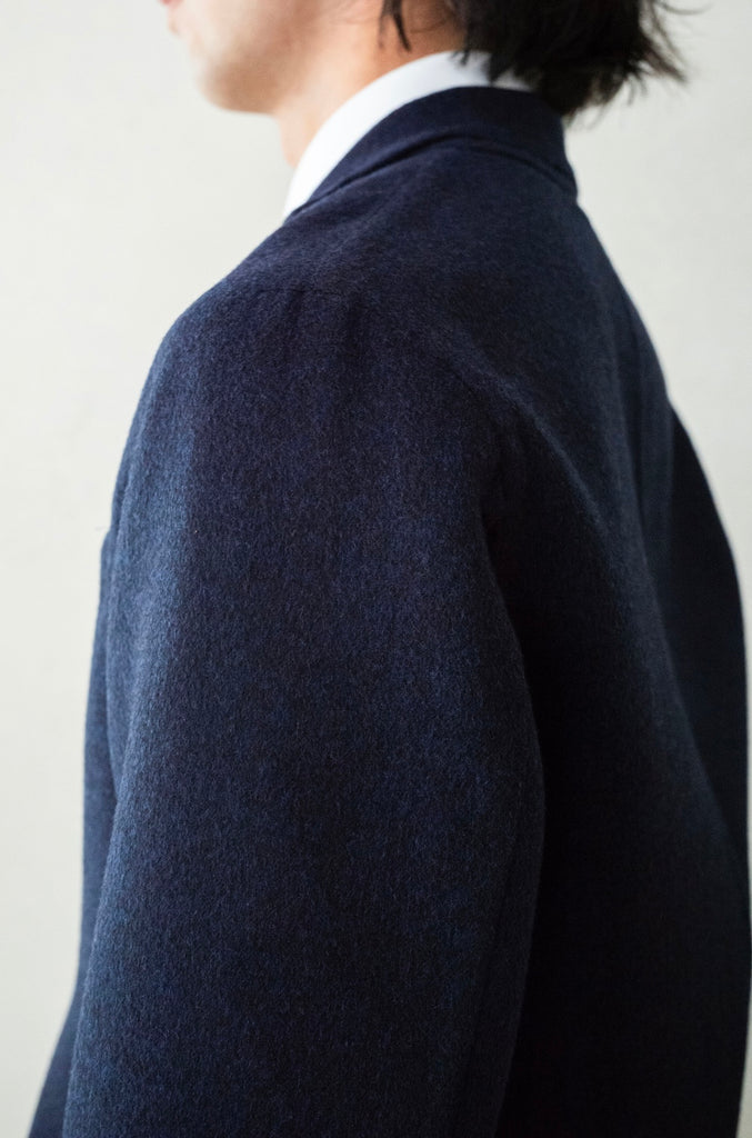 Hand Rever Wool Flannel Jacket