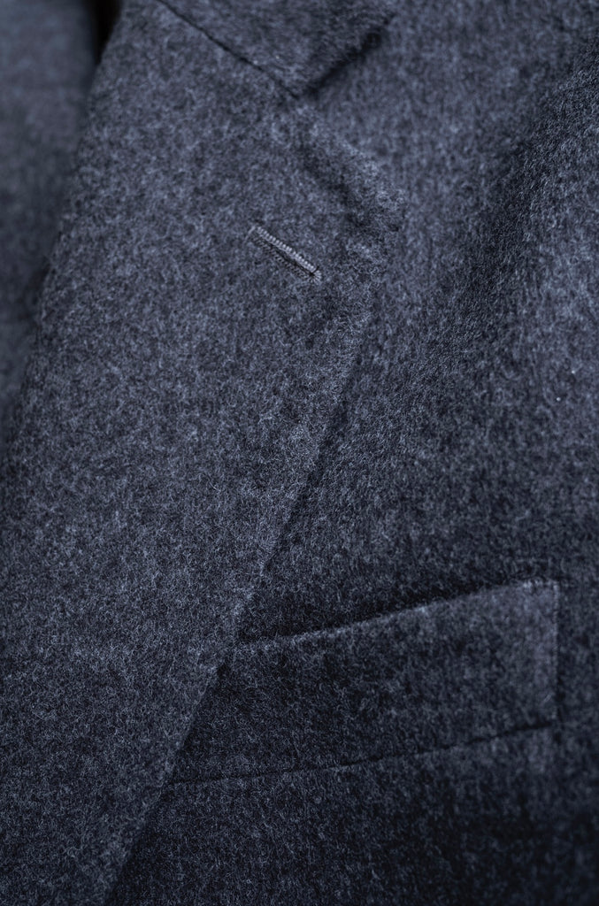 Hand Rever Wool Flannel Jacket