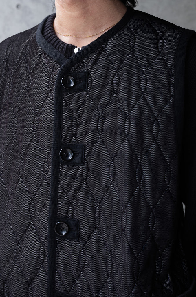 SILK-LOFT QUILTING CAR LONG VEST