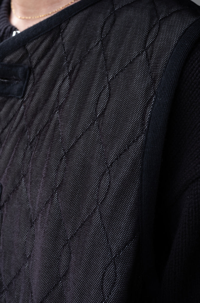 SILK-LOFT QUILTING CAR LONG VEST