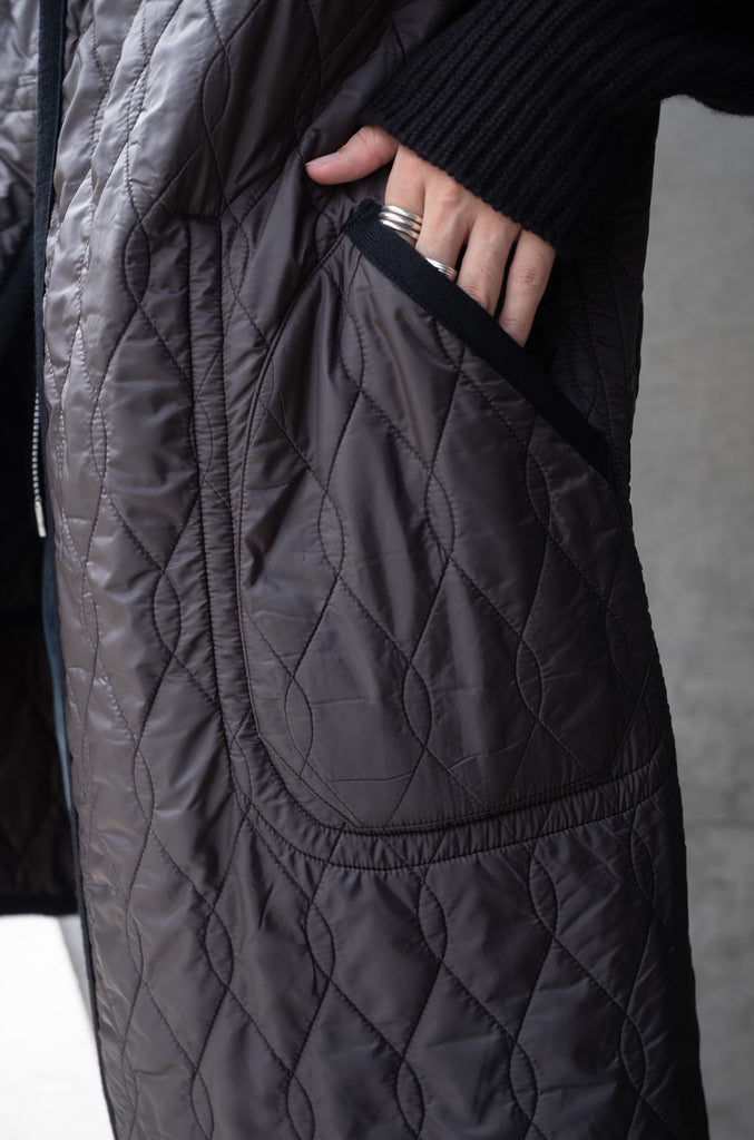 SILK-LOFT QUILTING CAR LONG VEST