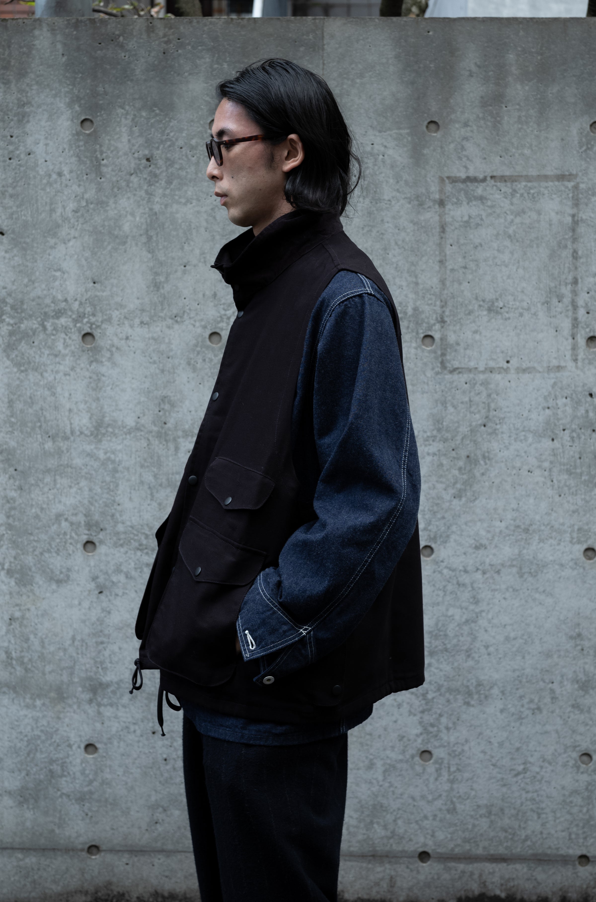 Portraite ベスト ≪SALE≫【GENTIL】裏毛ポケ付きベスト – HEART MARKET