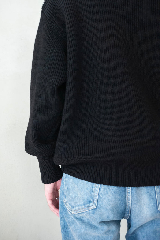 OVERSIZED DRIVERS KNIT ZIP JACKET