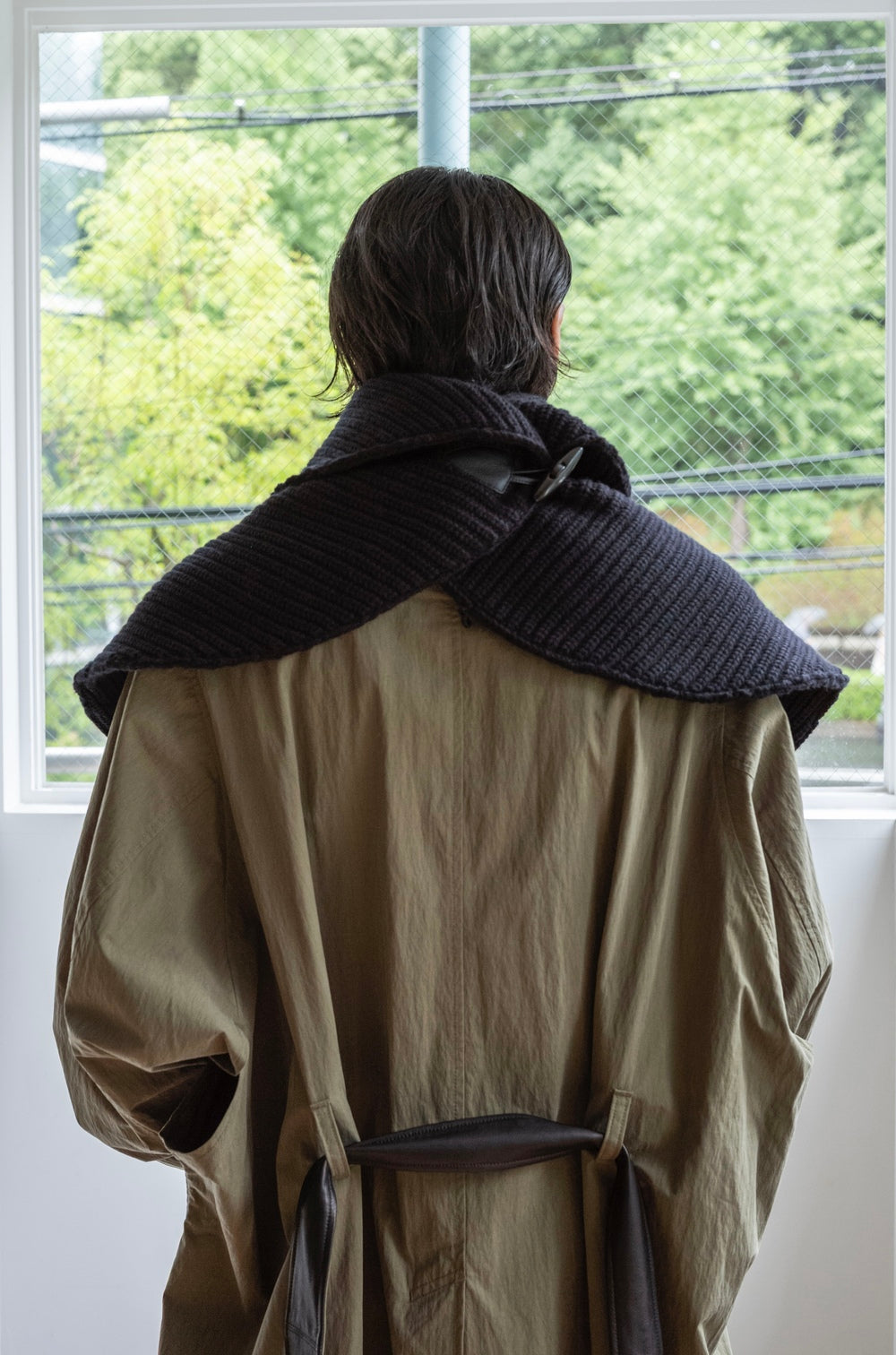 Crepe” KNIT SNOOD | cliché