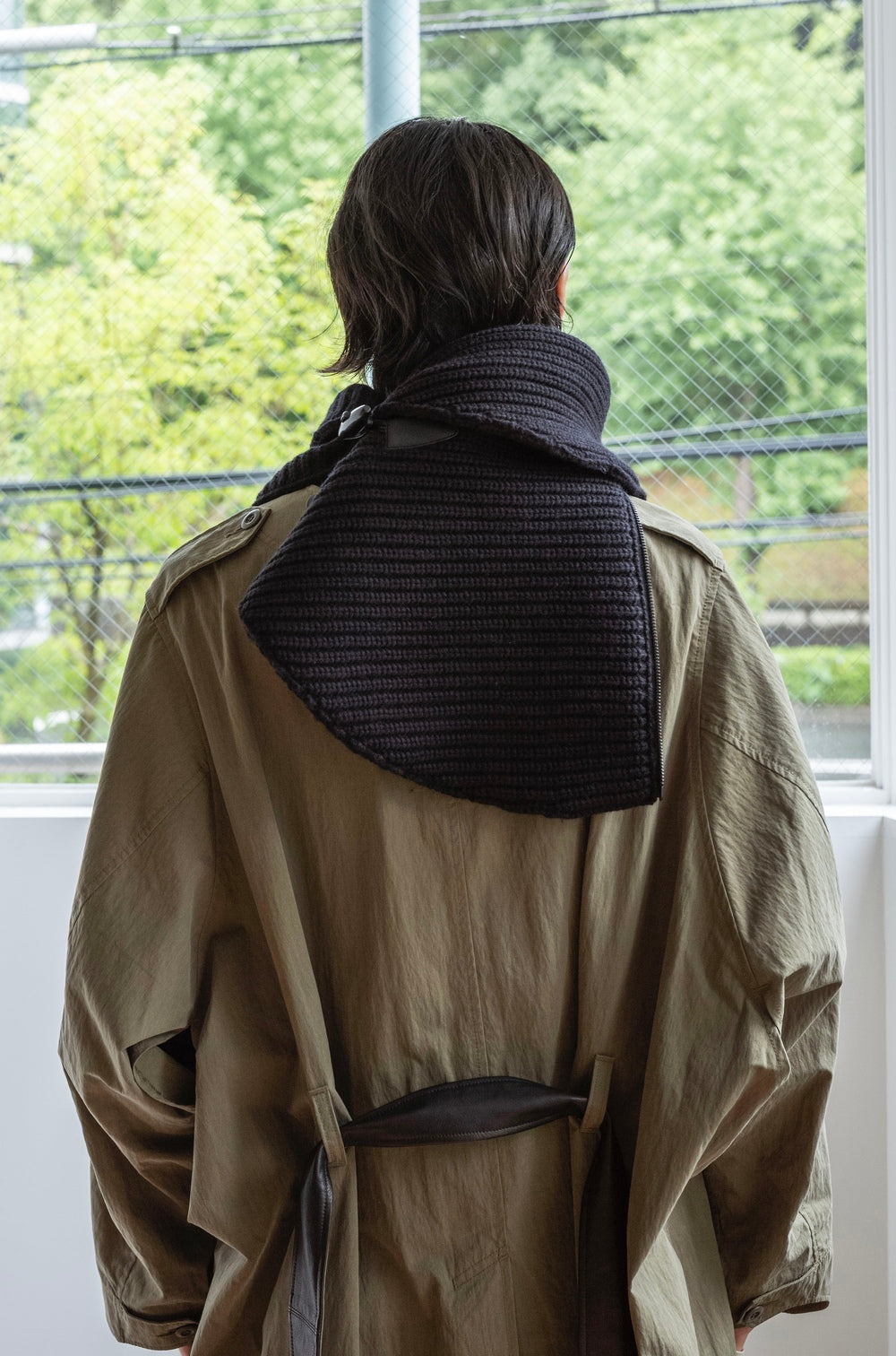 Crepe” KNIT SNOOD | cliché